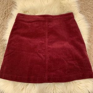 Forever 21 Maroon Skirt